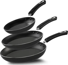 Utopia Kitchen Nonstick 3 Piece Frying Pan Set