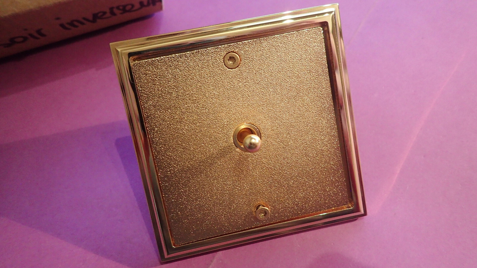 MELJAC double poussoir inverseur pour remplacer interrupteur terne