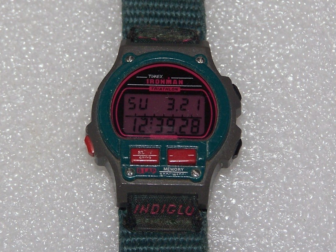 Vintage Timex Ironman Triathlon 8 Lap Womens Quartz Watch w  display picture 2