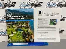 CANELO ALVAREZ EMMITT SMITH JERRY RICE SIGNED CELEBRITY PROGRAM-BECKETT BAS LOA