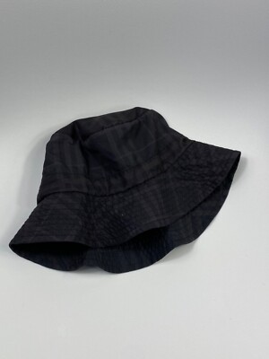 Vintage Burberry Golf Nova Check Bucket Hat Panama Cap