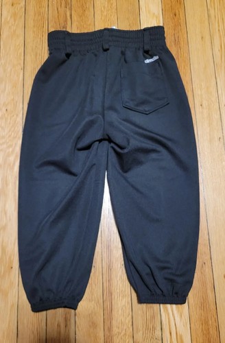 Adidas Climalite Boys XS Black Pull-On BASEBALL Athletic Pants Elastic Waist - Picture 10 of 15