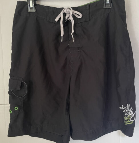 BILLABONG mens black swim board shorts size 33