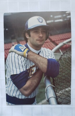 Milwaukee Brewers Mr Z's Jumbo Baseball Photo Card Paul Molitor 