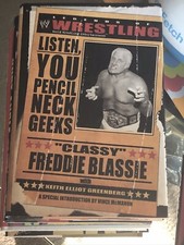 WWF Legends Of Wrestling Book Freddy Blassie Rare!