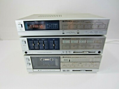 Needs Work: Vintage SHARP OPTONICA Component Sys - Amp, Tape, Tuner