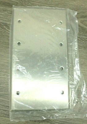 Cooper Wiring Devices 93154-BOX Wall Plate 4G Blank Box Mount Std SS
