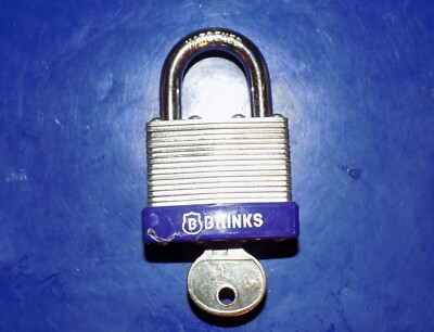 BRINKS 40mm Laminated Steel Padlock with Key