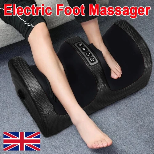 Foot Leg Vibration Blood Circulation Booster Feet Massager Kneading Pain Relief - Picture 2 of 19