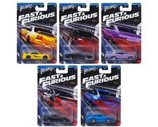 1:64 Hot Wheels 2024 Fast & Furious Racing Series SET 5 pezzi 979G Nissan, Porsche