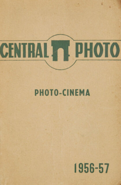 Central Photo Photo &amp; Cinema Catalogue 1956-1957 (Fr)- MB7702