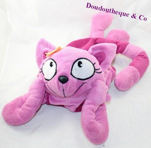 Peluche Chat Etam Range Pyjama Doudou Bouillotte Rose Violet 51 Cm Mo4803 Ebay