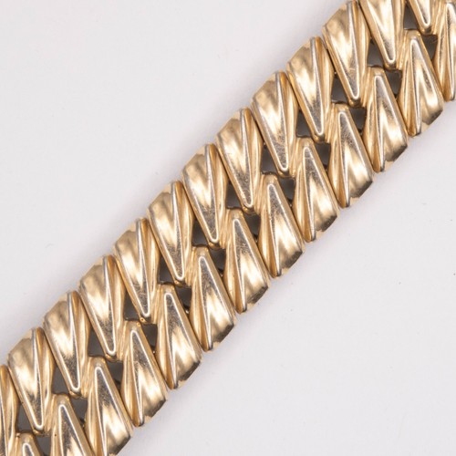 Vintage Bretton 15,8mm Gold-Filled & S/S Armbanduhr Erweiterungsarmband
