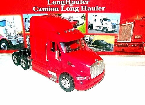 CAMION LONG HAULER PETERBILT RED NEWRAY 1/32 DIECAST TRUCK COLLECTOR'S MODEL,NEW - Picture 8 of 12