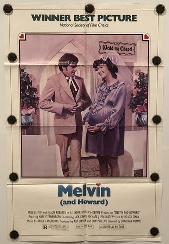 MELVIN AND HOWARD Original One Sheet SS/Folded Movie Poster - 1980