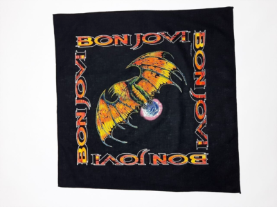 Vintage 1995 Bon Jovi These Days Headband Bandana Brokum Offical