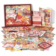 Vintage Aesthetic Scrapbook Kit, Bullet Junk Journal Kit with Journaling/Scrapbo