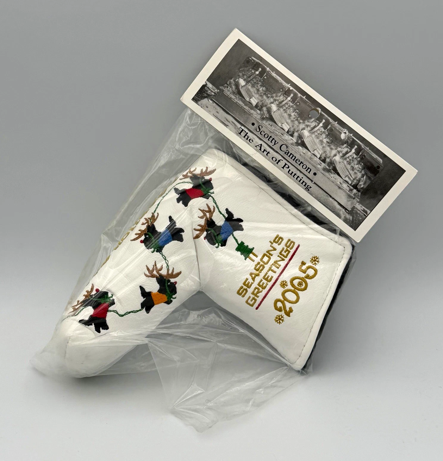 Scotty Cameron Titleist Seasons Greetings 2005 Holiday Headcover New in Bag