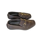 Vintage Gucci Men's Brown Dress Shoes- Size 6.5 D In Good Pre-owned Condition!  — photo 4
