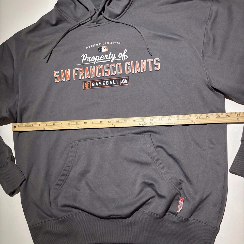 Sudadera con Capucha Majestics San Francisco Giants MLB Colección Auténtica Talla XL Foto 2 de 4