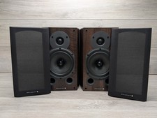 Wharfedale Diamond 9.1 Bookshelf Speakers Pair Brown Excellent Quality Used