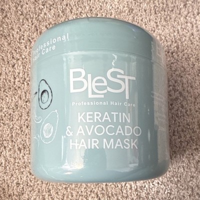 BleST Professional Keratin Avocado Hair Mask Moisturizing Shine 8.5oz Vegan