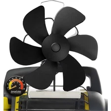 Wood Stove Fan for Propane Heater, Heat Powered Fireplace Fan Thermoelectric ...