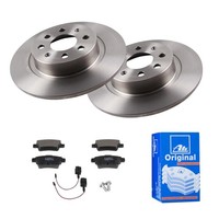 ATE Bremsscheiben Ø264MM + BremsbelÄGe Hinten FÜR Abarth Punto Fiat EVO Fiat