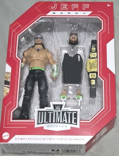 Jeff Hardy WWE Mattel Ultimate Edition Amazon Fan Takeover Wrestling Figure New