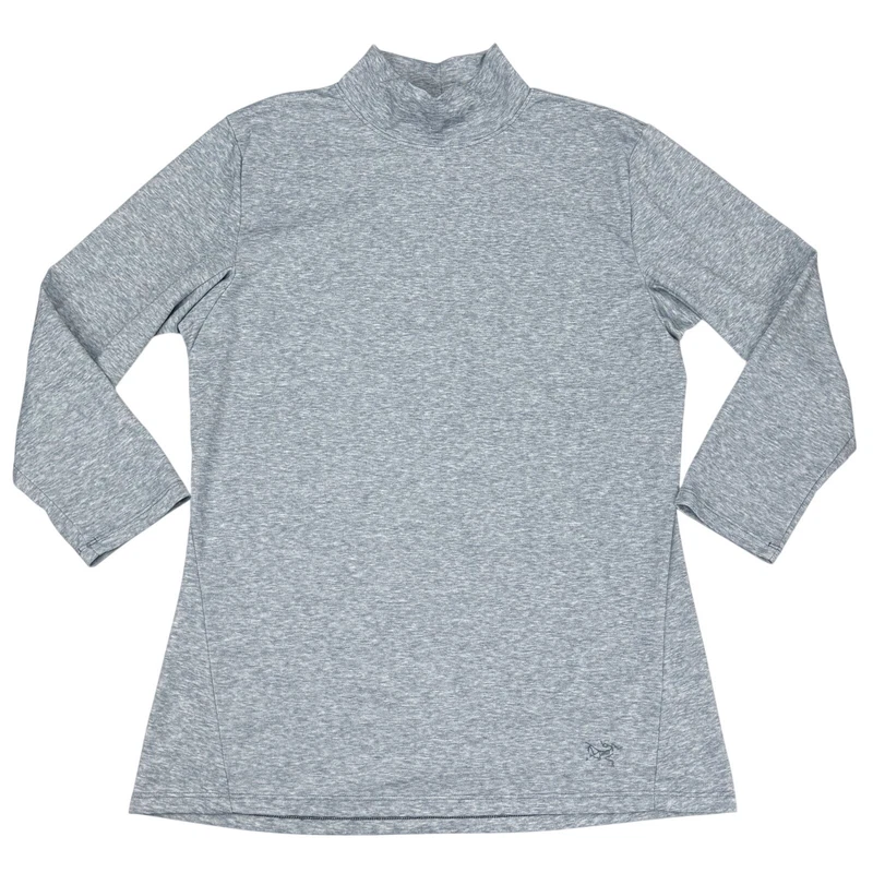 arcteryx lumin mock-neck shirt