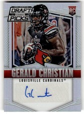 2015 Panini Prizm Collegiate Draft Picks Gerald Christian Autographs Prizms #187