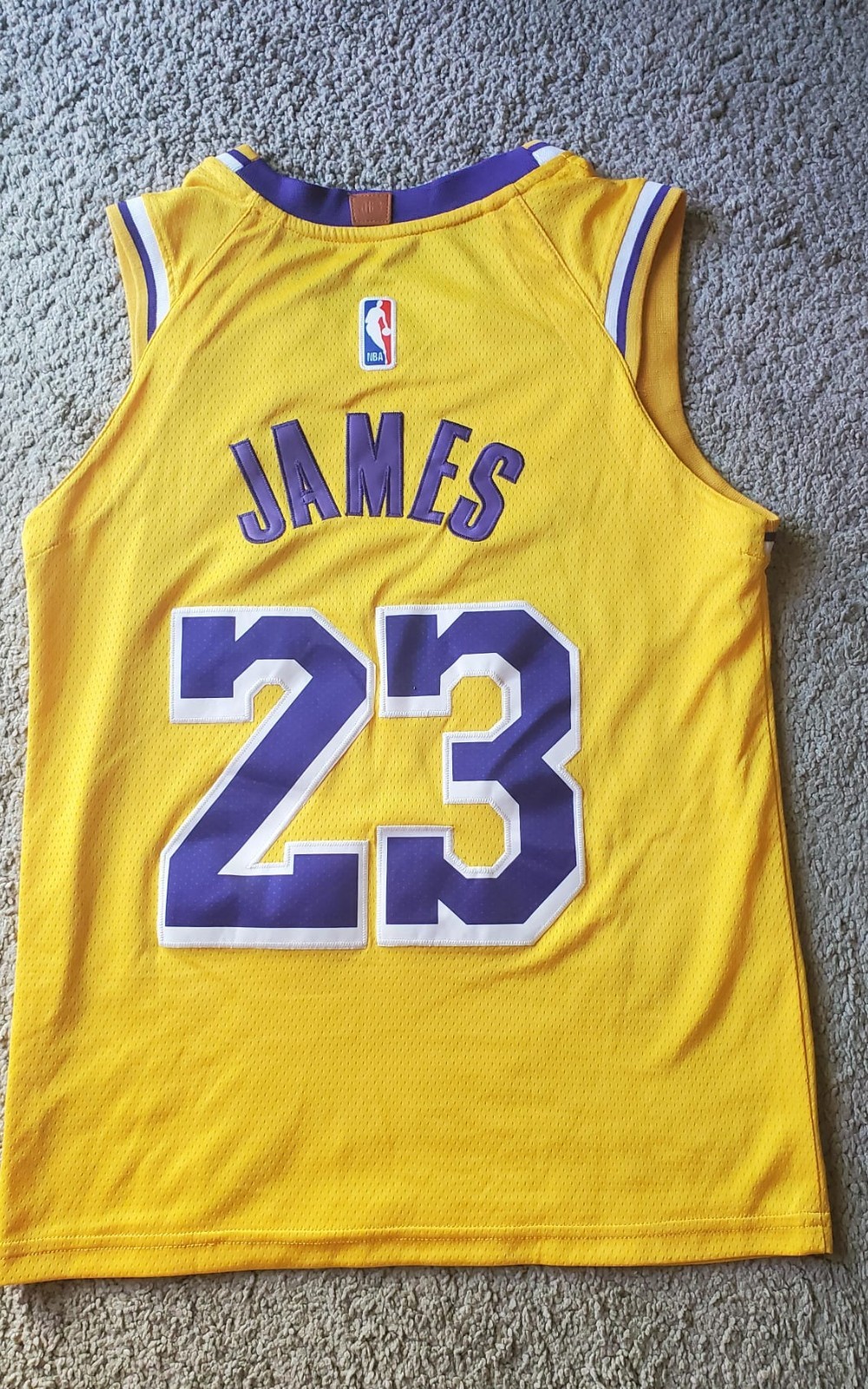 Lebron James Los Angeles Lakers canotta jersey Nike