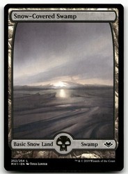 Snow-Covered Swamp #252 Modern Horizons Full Art
