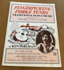Fingerpicking Fiddle Tunes Music Book for Finger Style Guitar