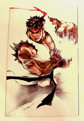 STREET FIGHTER 2025 #1 IVAN TAO NYCC EXCLUSIVE RYU VIRGIN VARIANT NM UDON ENT.