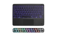 Backlit Bluetooth Keyboard with Touchpad, Portable Rechargeable Keyboard for ...