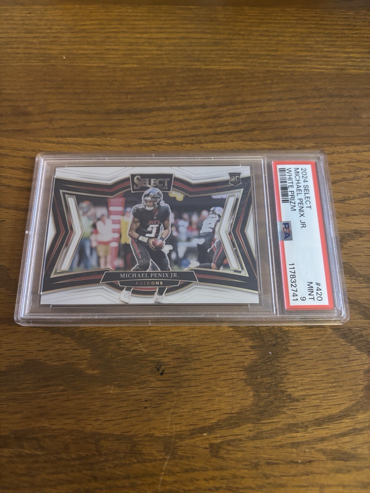 2024 Select Michael Penix Jr White /35 Field Level PSA 9 Falcons RC Rookie