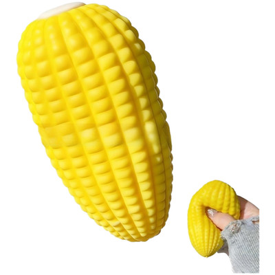 Stressabbau Squeeze Ball Mais Design gelb PET Material für sensorisches Spiel
