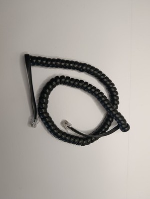  RJ12 6-poliges Spiralkabel flach schwarz AWG28 2,5m Modelleisenbahn