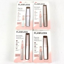 Finishing Touch Flawless Face Hair Removal Razor With Ring Light Lot of 4