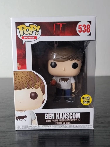 🔥Funko Pop! Movies: #538 - IT: Ben Hanscom, Glow In the Dark NIB W/Protector!🔥