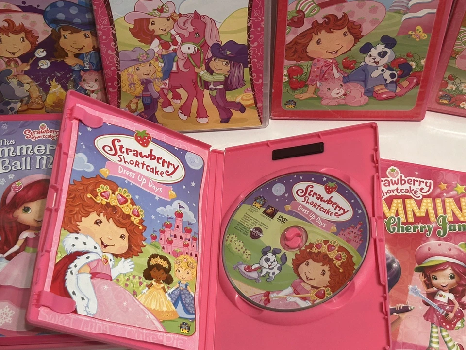 13 Strawberry Shortcake DVDs: Movies & Shows Mixed Lot | AS IS - Imagem 4 de 4