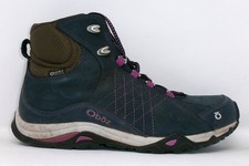 Oboz Women's Sapphire Mid B-Dry Waterproof Hiking Boots, Huckleberry, 9 US USED