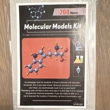 200 piece Molecular Models Kit Chemistry Set, MPN 14-M-061, Ages 14 