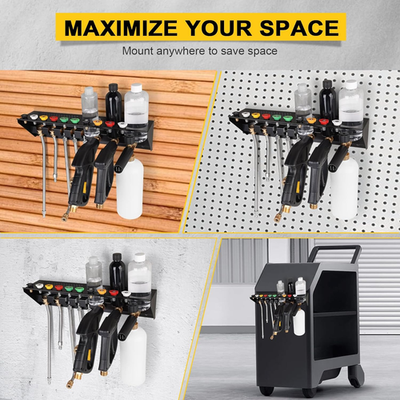 #ad #ad Pressure Washer Gun amp; Foam Cannon Holder with 1 4 Inch Quick Connector Wall ... $58.95