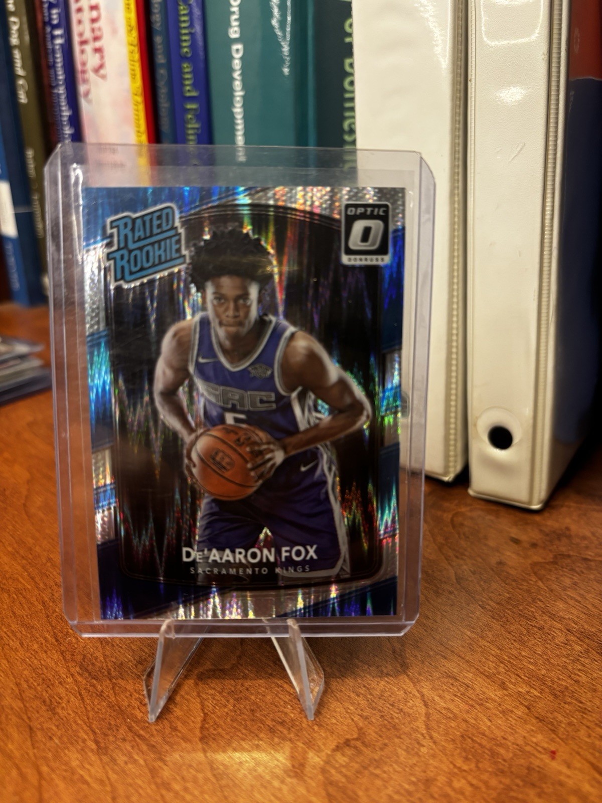 2017-18 Panini Donruss Optic - Rated Rookie De'Aaron Fox #196 Shock  (RC)