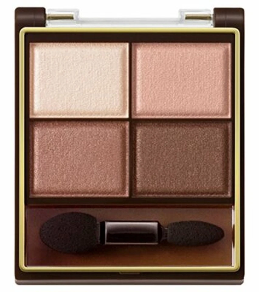 Excel Quad Eyeshadow Skinny Rich Shadow SR06 Sensual Brown Made in JAPAN NEW - Image 2 of 3