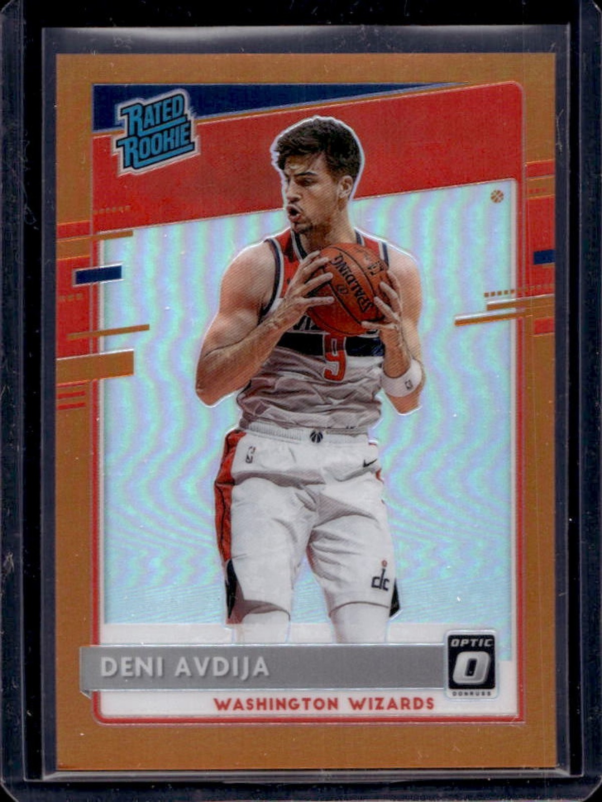 2020-21 Donruss Optic Deni Avdija Orange Rookie RC #86/199 Wizards