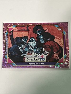 2025 Topps Disneyland 70th THAR BE TREASURE PINK FOIL #130 - SP