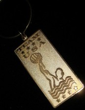 TEAM USA KEYTAG MADE IN USA. IT IS 1 OF 287 PCS. MADE FOR EVENT IN NEWPORT BEACH